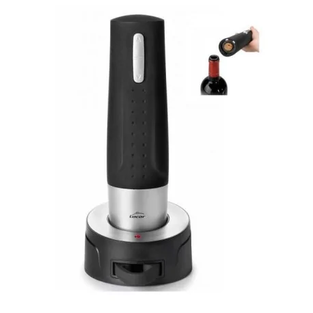 Electric corkscrew with charger base