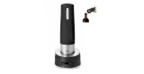 Electric corkscrew with charger base