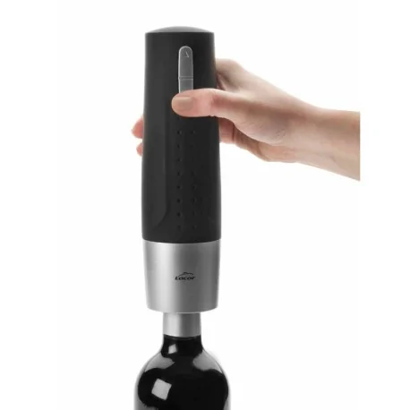 Electric corkscrew with charger base