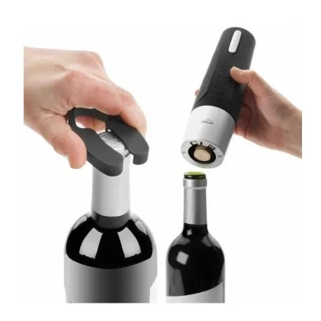 Electric corkscrew with charger base