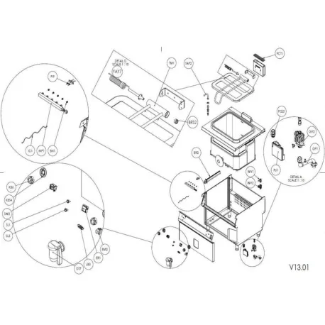 Robinet de vidange - 2 pouces Liva Mármita 7855.N1.10908.1 Ozti 6222.00006.43 DT7
