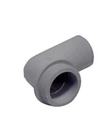 Codo racor desagüe en T Ø10mm Lineablanca A040170