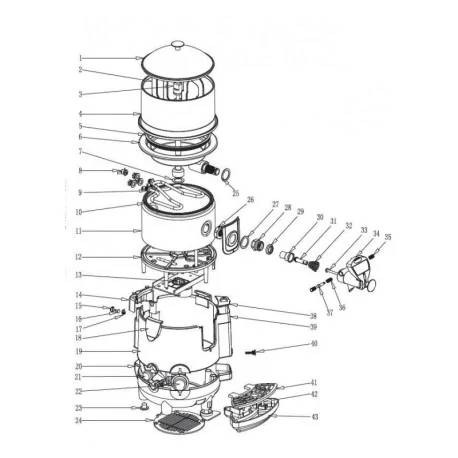 Motor Chocolatera CH-5 CH-10 TY-60