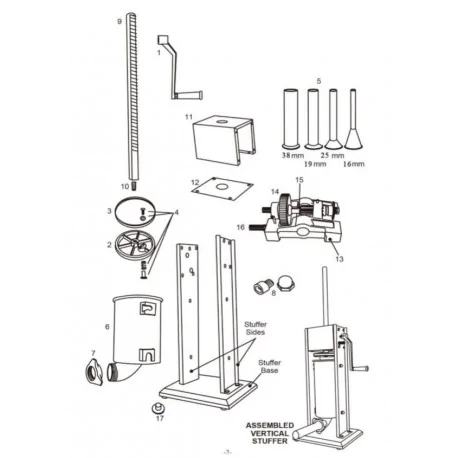 Manual Stuffing Reducer Kit - SFT-7L