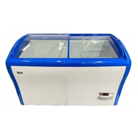 Arcón congelador puerta de cristal corredera SD 388