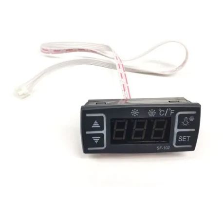 Electronic controller SHANGFANG type SF-104S-2 mounting measurements 71x29mm 12V voltage AC NTC