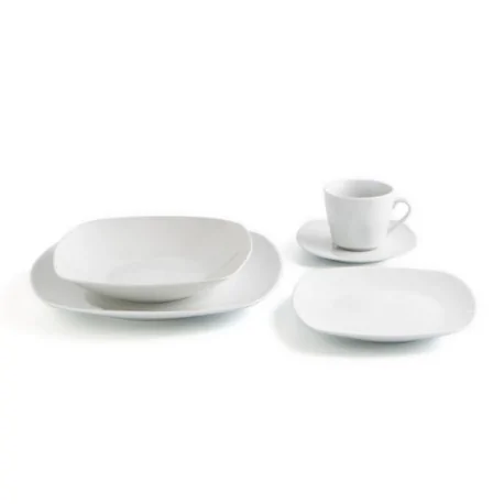 Assiette plate carrée NOVO VINCI 26'6 cm (Pack 6 unités)