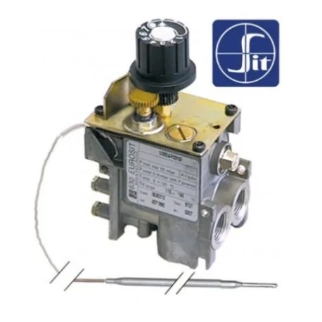 Gas thermostat type series 630 Eurosit 110-190°C gas input 3/8" gas outlet 3/8" 