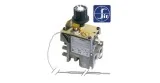 Thermostat gaz type série 630 Eurosit 110-190°C entrée gaz 3/8" sortie gaz 3/8" 