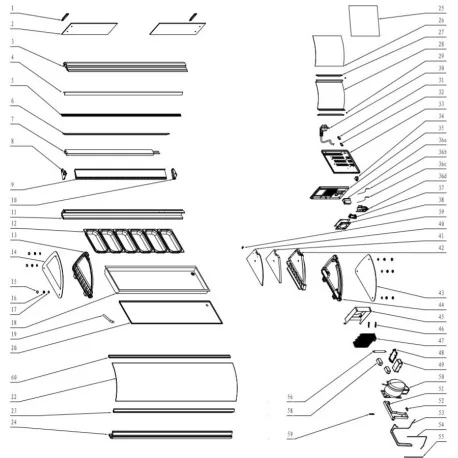Verre Gauche Vitrine RTS-84L 1.1.E.E2.10.48 Vue...