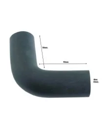 L-form tube formed...