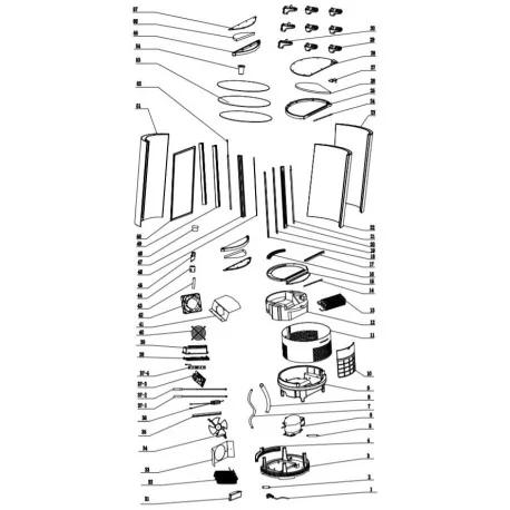 Tray support pos. rear mount Ningbo-Rotor...