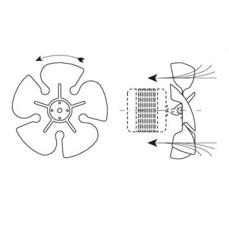 Fan Motor  ø 172mm 602308  601385