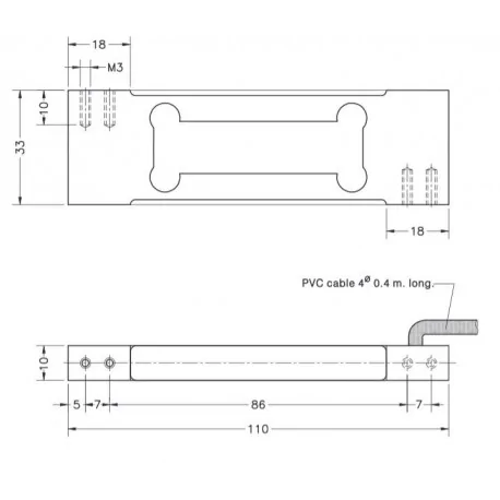 Load Cell Utilcell Model 104