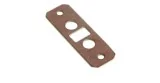 Gasket L 70mm W 23,5mm hole ø 5mm hole distance 56mm FIBER thickness 2mm 510368