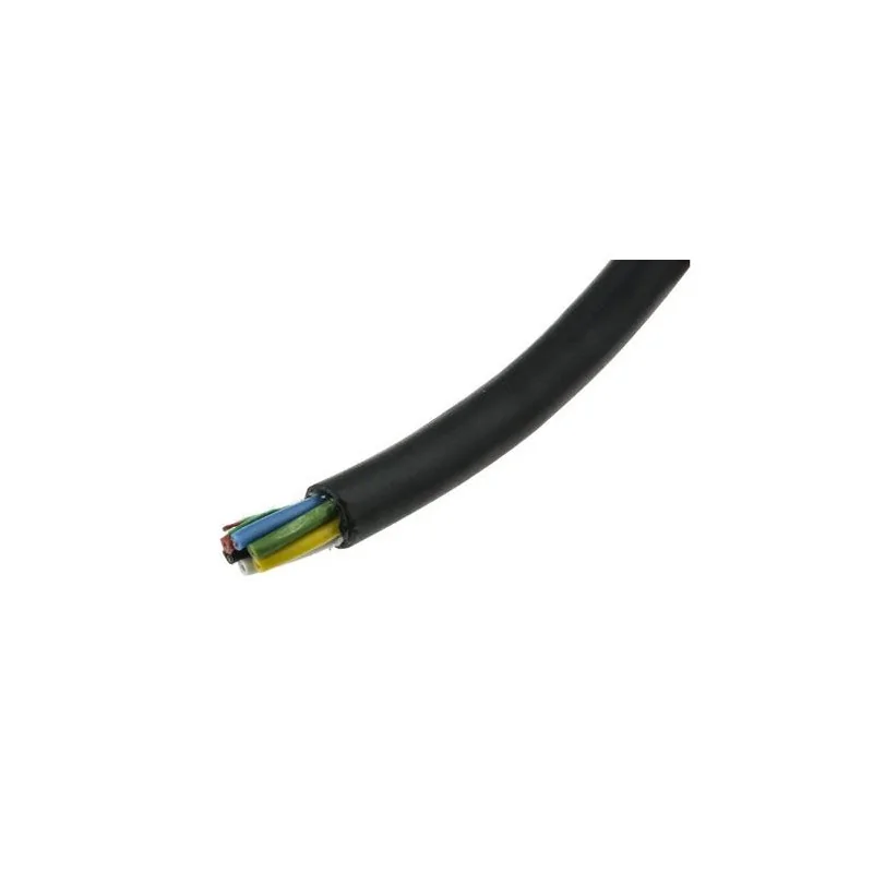 Púrpura mecánico Fondos Cable PVC célula de carga apantallado 6 hilos 0.25 mm² Ø 6 mm