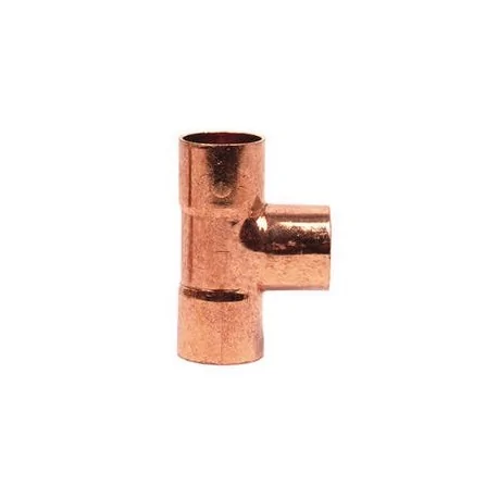 Copper union T piece 3/8 "female-female inner Ø 10mm L33mm