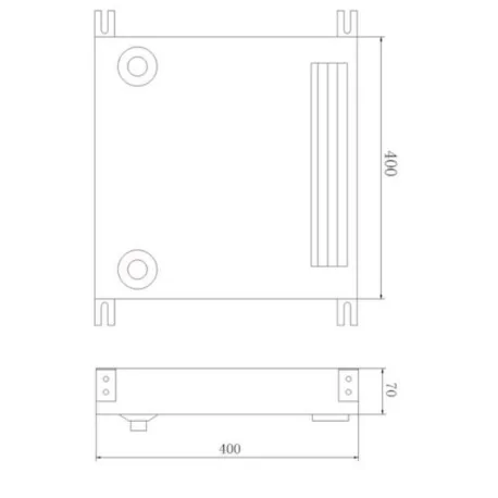 Évaporateur ventilé ESL300 230W 70x400mm