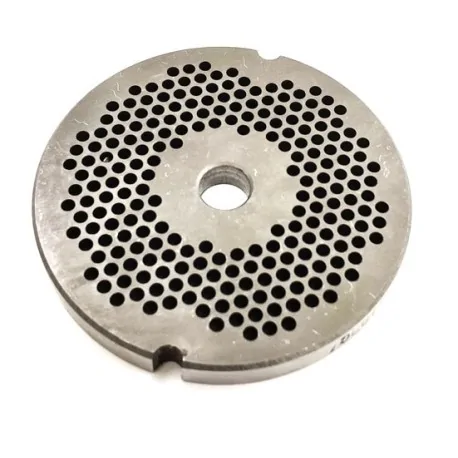 Stainless plate 22 Enterprise Mincer hole 3mm 2 notches