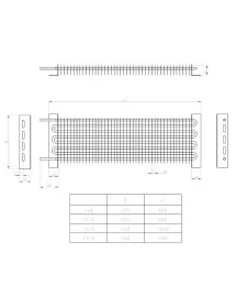 Flat Evaporator - Copper Tubes