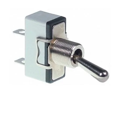 Toggle switch M12x0,75 1NO 250V 15A ON/OFF male faston 6,3mm Ceado, Scotsman  346516