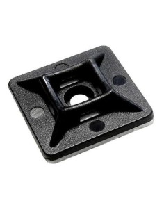 Base adhésive pour bride noire 28x28mm 100 pièces BRF28-28N