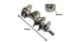 Full worm mincer FAMA 22 Aluminum 698053 L150mm Ø63mm