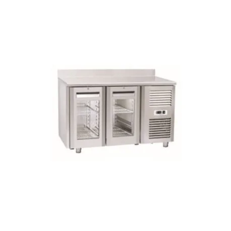 Mesa refrigerada QRG con puertas transparentes