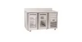 Mesa refrigerada QRG con puertas transparentes