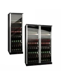 Wine cabinet with glass door