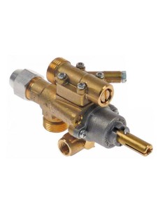 Grifo de gas LIVA tipo 22S modelo 19.72 65 mbar termopar M8