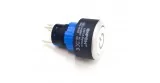 Blue Push Switch IP65 ONPOW LAS1-AWY-11ZT LAS1-A 5A 220VAC 5 Terminals Ozti 6232.00011.41 9099.00011.41