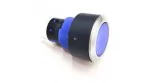 Interruptor Pulsante azul  IP65 ONPOW LAS1-AWY-11ZT LAS1-A  5A 220VAC 5 Terminales Ozti 6232.00011.42 9099.00011.42