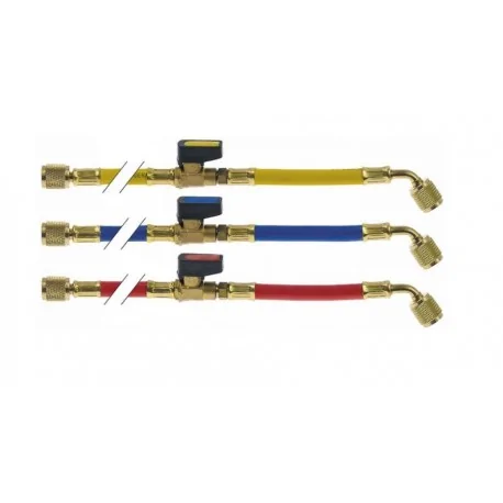 hose set 3-piece L 1500mm blue/yellow/red 800275