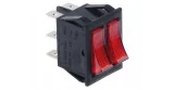 rocker switch mounting measurements 30x22mm red 301030