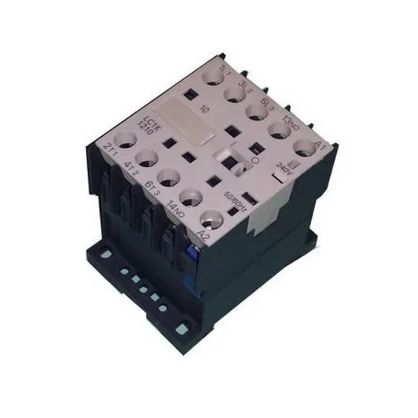 Mini contactor 12A coil 220Vac auxiliary contact open NA CJX2-K1210