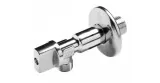 Shut-off valve - 1/2 "-  3/4" angle long
