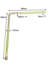 Tubo de alimentación gas...