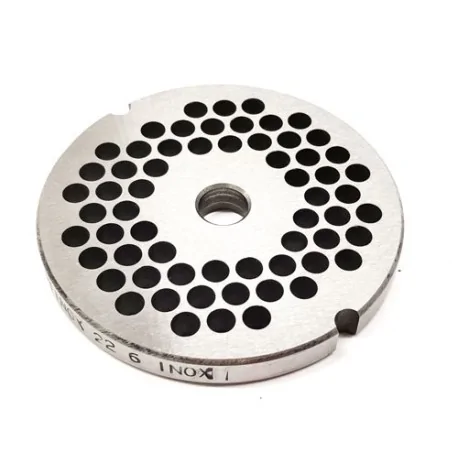 Placa Picadora de carne 22 Taladro 6mm 2...