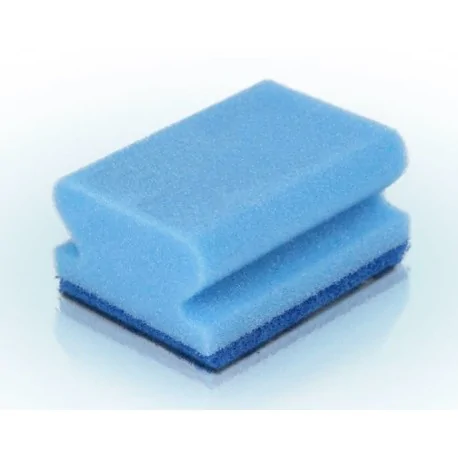 Protège-ongles en fibre vert bleu NO STRIPE (Lot de 2 unités)