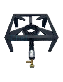 Cast iron gas burner