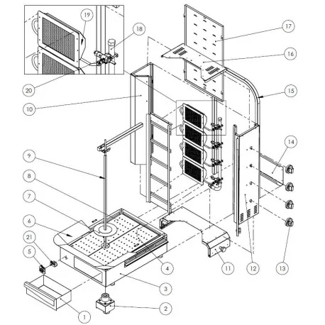 Moteur Intermo 950227 4 hilos 1 rpm 16W 230V...