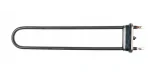 Resistencia 2000W 230V espirales 1 brida 70x18mm 418648