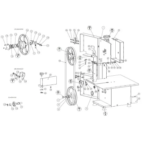 Pusher arm Bone saw Mainca BM-170 BM-180 5BM30826