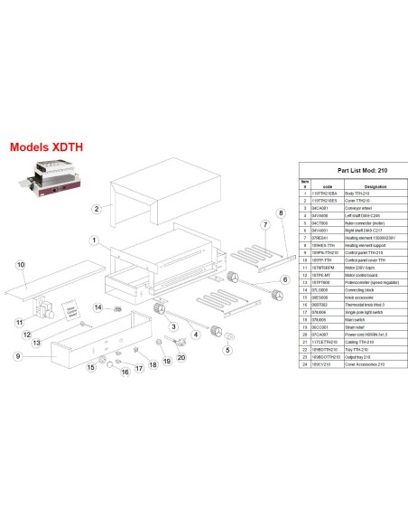 Potentiometer B10K BI P231 1930 Toaster XDTH-210 Universal Vitro