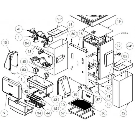 Juicer cover Zummo Z40 210203 Position 9