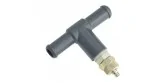 Raccord en T Ø10-4-6mm avec clapet anti-retour 361103 85034
