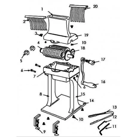 BR-MT105 meat tenderizer knife kit