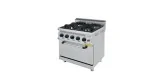 Cocina con Horno a Gas 4 fuegos Turhan SERIE 700