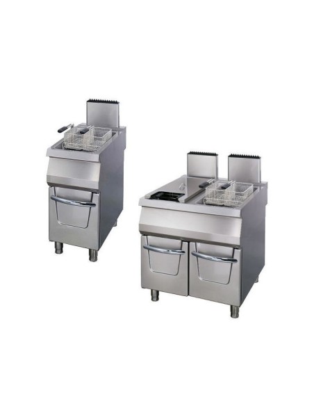 Friteuse industrielle avec armoire haute performance